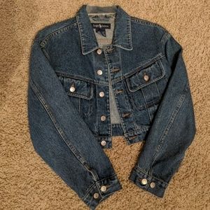 Like New~ Ralph Lauren denim crop jacket